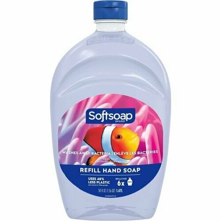 COLGATE-PALMOLIVE CO Hand Soap, Liquid, Aquarium Design, 50 oz/1.47, Clear, 6PK CPCUS05262ACT